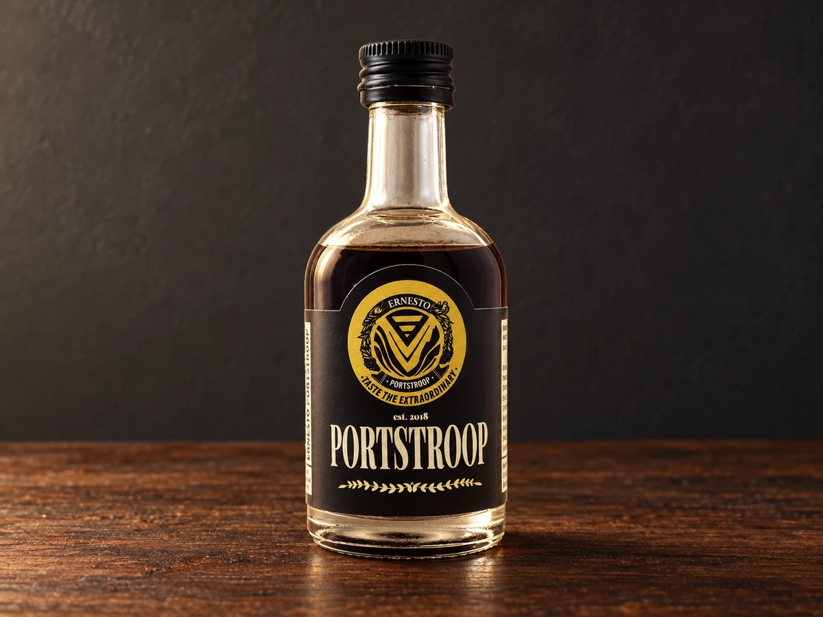 Ernesto portstroop naast kaas