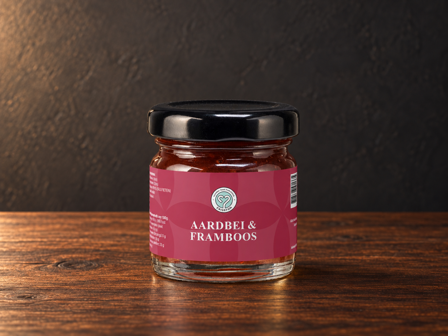 Potje aardbei-framboosdip van Bossche Bourgondiër