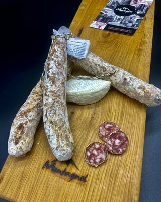 Franse worst met camembert