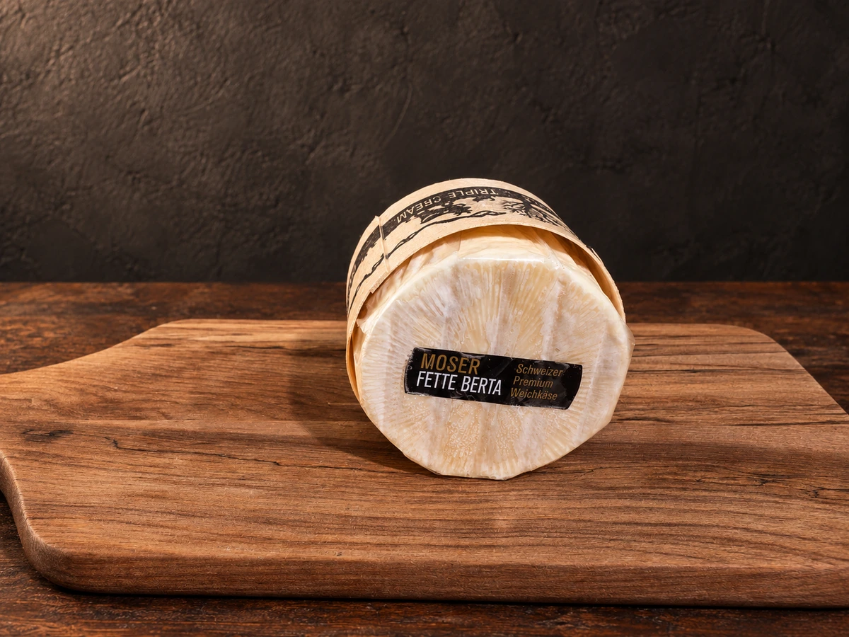 Fette Berta op houten plank