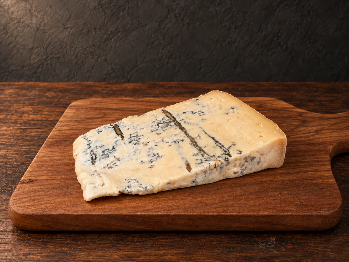 Gorgonzola Dolce op een houten plank