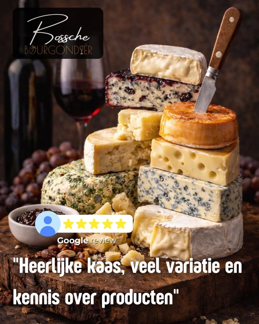 Selectie buitenlandse kazen met brie en blauwader
